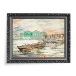 Stanisław Wyspiański Barki na Sekwanie 70×50