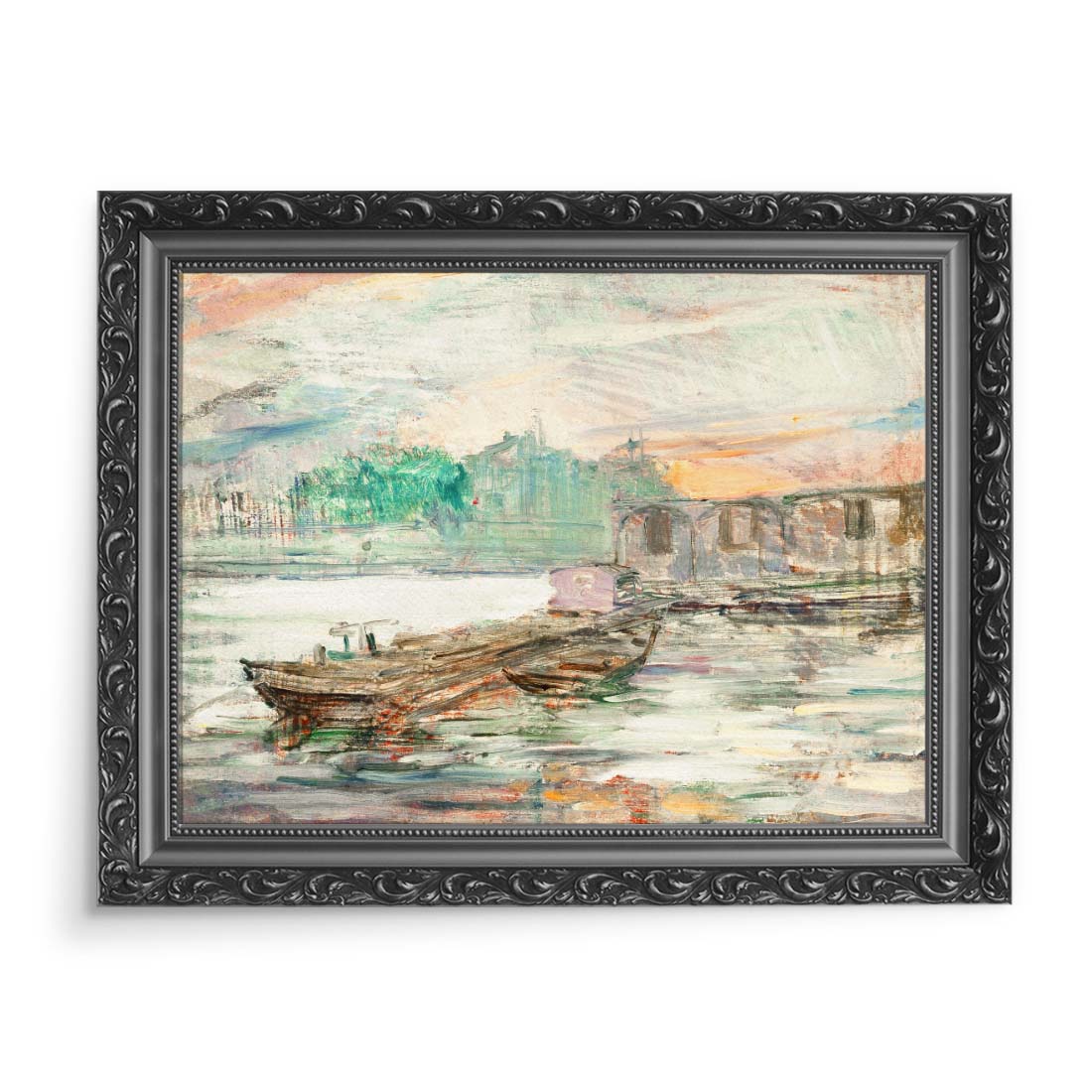 Stanisław Wyspiański Barki na Sekwanie 70x50