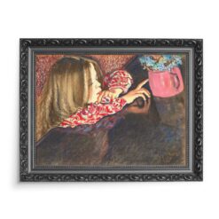 Stanisław Wyspiański Dziewczynka z wazonem 70×50