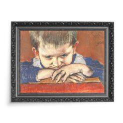 Stanisław Wyspiański Mietek opierający głowę 70×50