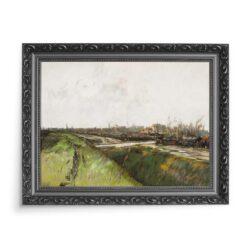 Stanisław Wyspiański Pejzaż podmiejski z okolic Paryża 70×50