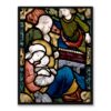 Stanisław Wyspiański Witraż Anioł nakazujący Świętej Rodzinie ucieczkę 30×40 w RAMIE