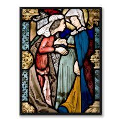 Stanisław Wyspiański Witraż Nawiedzenie 30×40