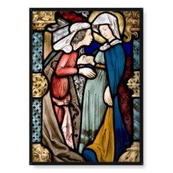 Stanisław Wyspiański Witraż Nawiedzenie 50×70