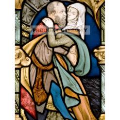 Stanisław Wyspiański Witraż Spotkanie w Złotej Bramie — produkt cyfrowy do pobrania