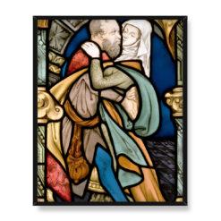 Stanisław Wyspiański Witraż Spotkanie w Złotej Bramie 40×50