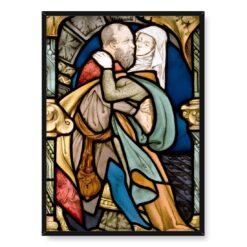 Stanisław Wyspiański Witraż Spotkanie w Złotej Bramie 50×70