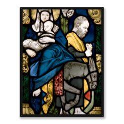 Stanisław Wyspiański Witraż Ucieczka z Egiptu 30×40