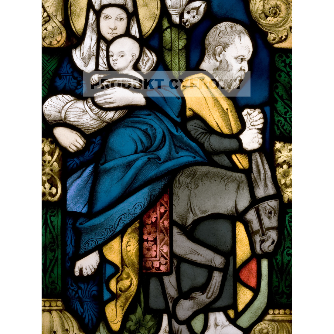 Stanisław Wyspiański Witraż Ucieczka z Egiptu — produkt cyfrowy do pobrania