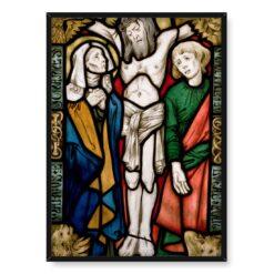 Stanisław Wyspiański Witraż Ukrzyżowanie 50×70