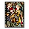 Stanisław Wyspiański Witraż Zwiastowanie 30×40 w RAMIE