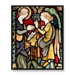 Stanisław Wyspiański Witraż Zwiastowanie 40×50