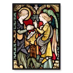 Stanisław Wyspiański Witraż Zwiastowanie 50×70