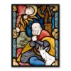 Stanisław Wyspiański Witraż Zwiastowanie Joachimowi 30×40 w RAMIE
