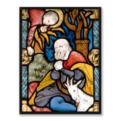 Stanisław Wyspiański Witraż Zwiastowanie Joachimowi 30×40