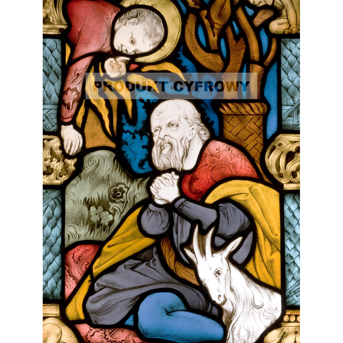 Stanisław Wyspiański Witraż Zwiastowanie Joachimowi — produkt cyfrowy do pobrania