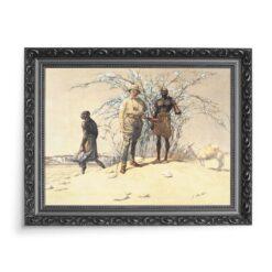 Stefan Norblin Józef Potocki nad Setitem 70×50