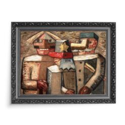 Tadeusz Makowski Kolejarze 70×50