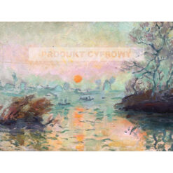 Tadeusz Makowski Pejzaż o zachodzie słońca — produkt cyfrowy do pobrania