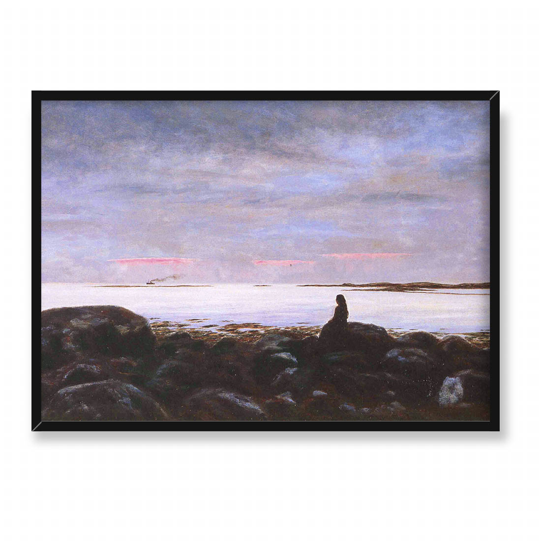 Thorarinn Thorlaksson Letni wieczór w Reykjavíku 70x50