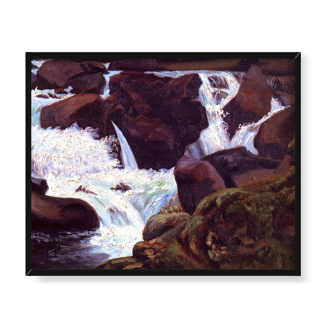 Thorarinn Thorlaksson Wodospad 50x40 w RAMIE