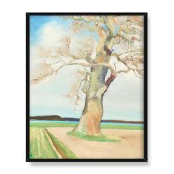 Torsten Jovinge Drzewo na polu 40×50