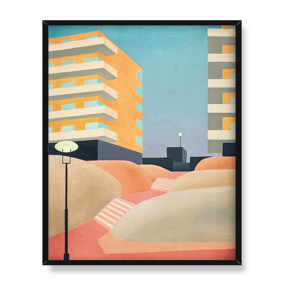 Torsten Jovinge Kwartał Marmorn 40x50