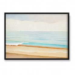 Torsten Jovinge Plaża w Menton 70×50