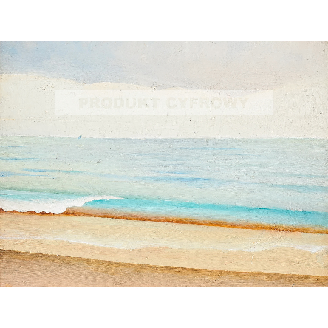 Torsten Jovinge Plaża w Menton — produkt cyfrowy do pobrania