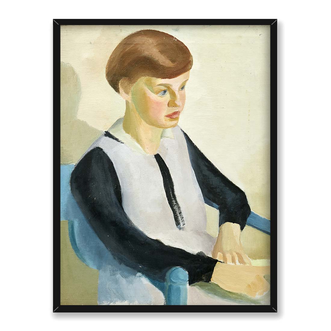 Torsten Jovinge Portret siostry 30x40