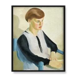 Torsten Jovinge Portret siostry 40×50