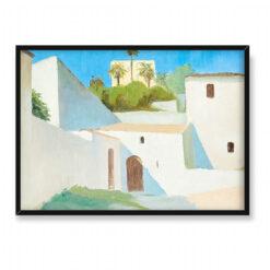 Torsten Jovinge Słoneczne fasady w Cagnes-sur-Mer 70×50