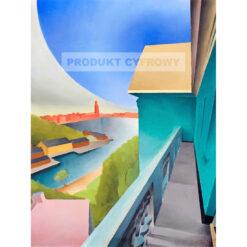 Torsten Jovinge Widok na miasto — produkt cyfrowy do pobrania