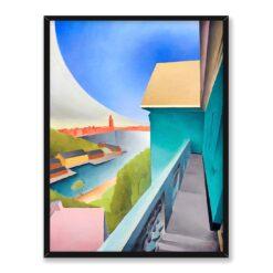 Torsten Jovinge Widok na miasto 30×40