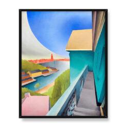 Torsten Jovinge Widok na miasto 40×50