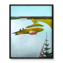 Torsten Jovinge Wysepki na rzece 40×50