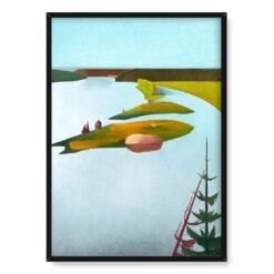 Torsten Jovinge Wysepki na rzece 50×70