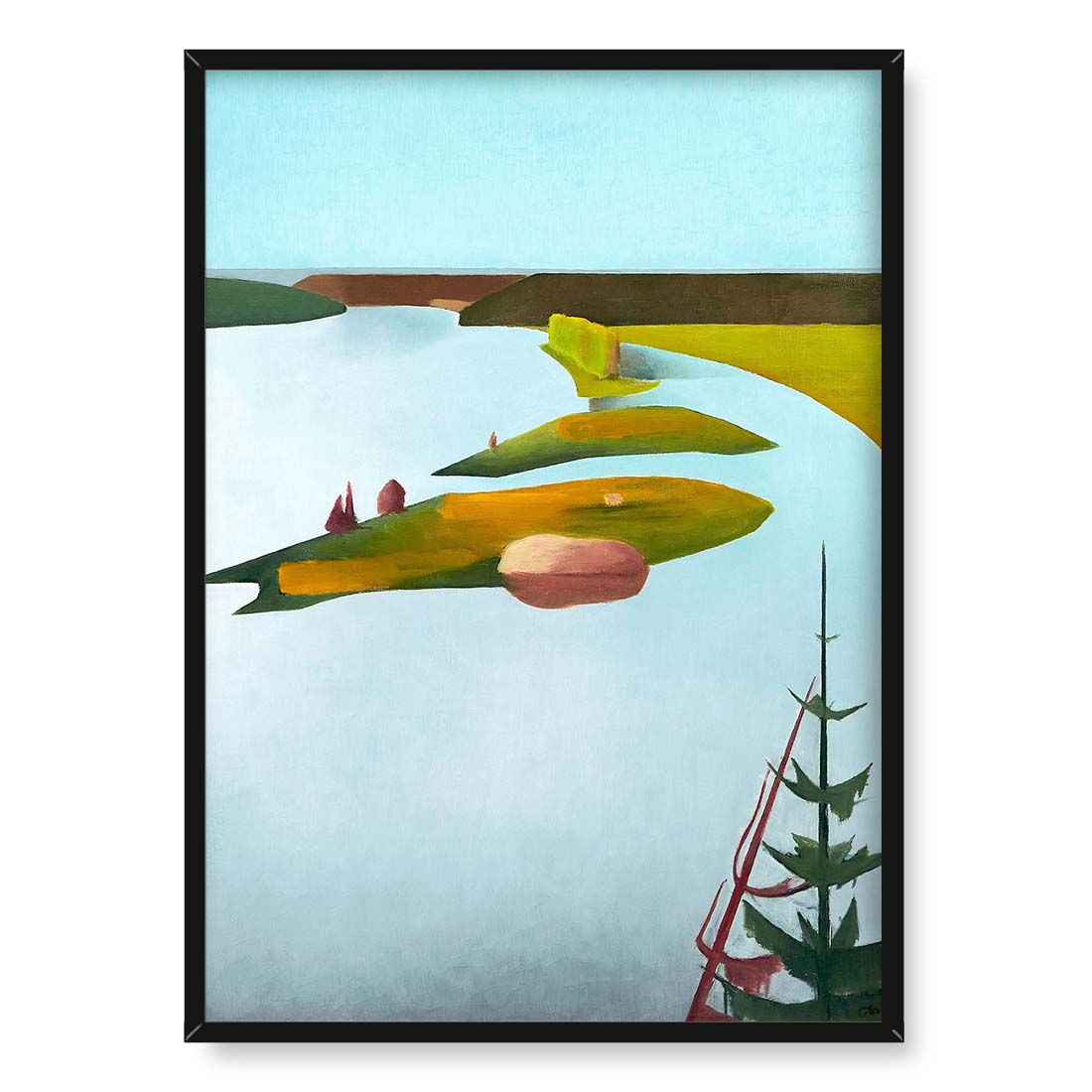 Torsten Jovinge Wysepki na rzece 50x70