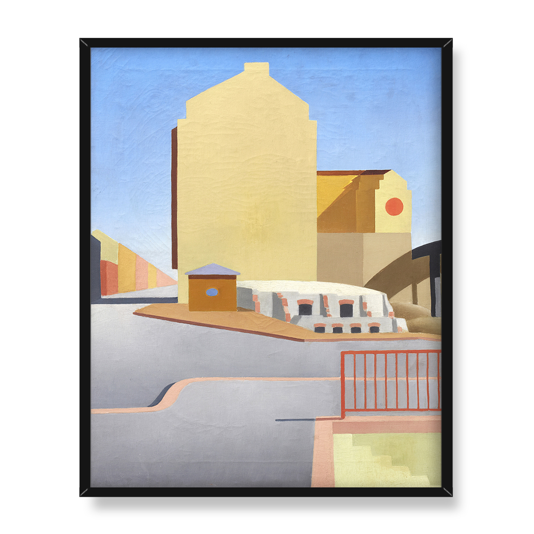 Torsten Jovinge Z Hornstull w Sztokholmie 40x50 w RAMIE