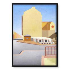 Torsten Jovinge Z Hornstull w Sztokholmie 50×70