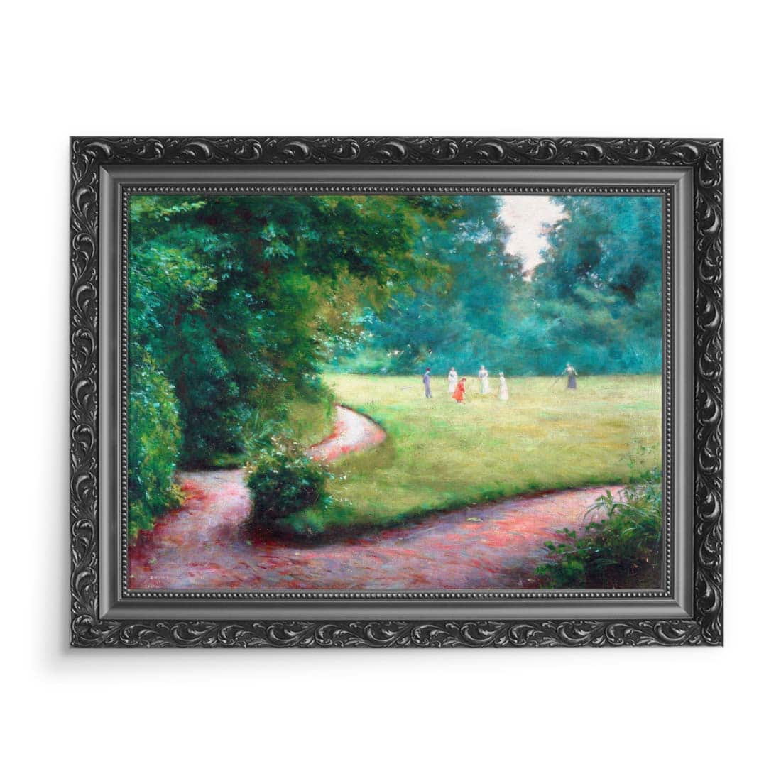 Władysław Podkowiński Gra w krokieta 70x50