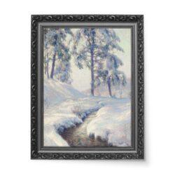 Walter Launt Palmer Zimowy pejzaż wydruk na płótnie 50×70