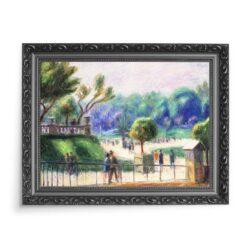 William James Glackens Balustrada Ogrody Luksemburskie 70×50