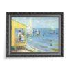 William James Glackens Żółta łaźnia i żaglówka Bellport Long Island 70×50 William James Glackens Żółta łaźnia i żaglówka Bellport Long Island 70×50