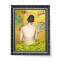 William Merritt Chase Badanie koloru ciała i złota wydruk na płótnie 50×70