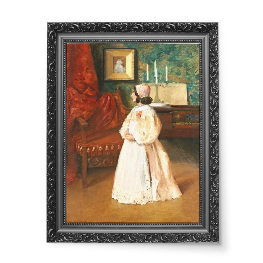 William Merritt Chase Portret mojej córki Alice wydruk na płótnie 50x70