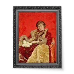 William Merritt Chase Portret pani H wydruk na płótnie 50×70