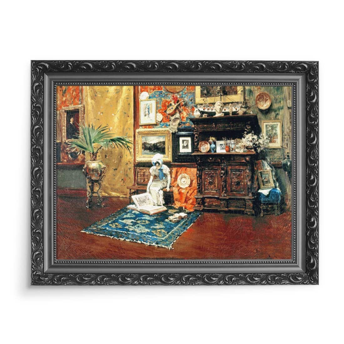 William Merritt Chase Wnętrze studia kopia 70x50