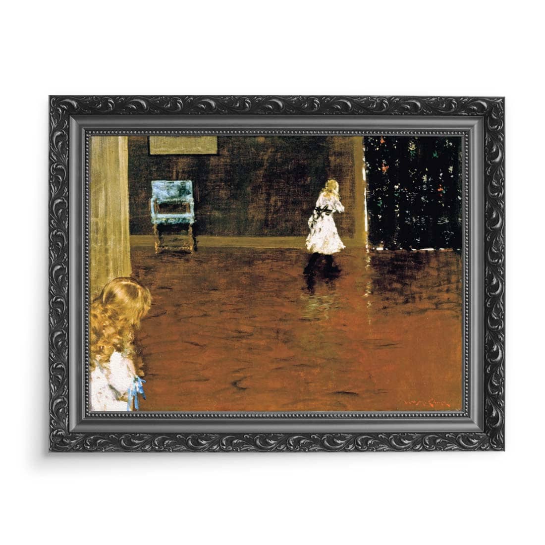 William Merritt Chase Zabawa w chowanego 70x50