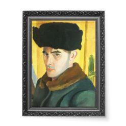 Witkacy Autoportret na tle drzwi wydruk na płótnie 50×70